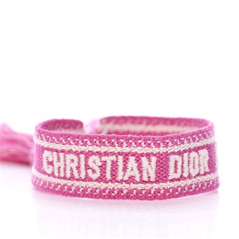 dior armband kleeblatt|Dior pink bracelet.